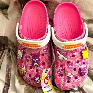 Crocs x Hello Kitty® Classic Clog - Pink Size 8 9 10 New